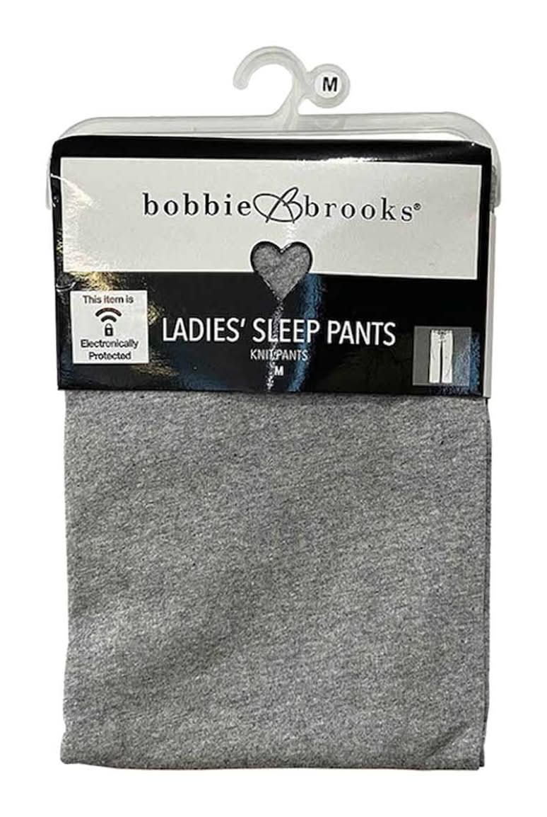 Bobbie Brooks Knit Sleep Pants, Women, Large, Gray