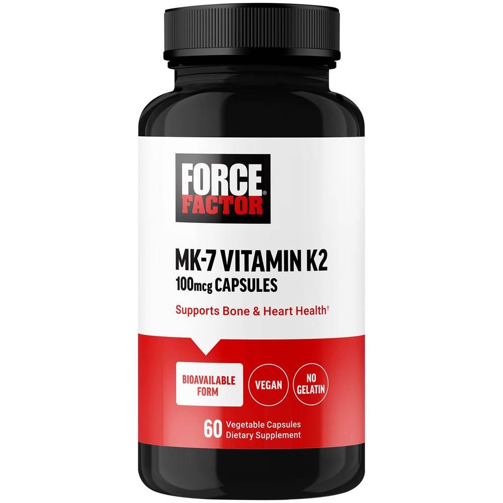 Mk-7 Vitamin K2 - Supports Bone & Heart Health - 100Mcg (60 Capsules)