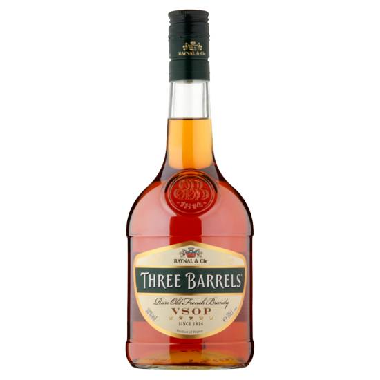 Three Barrels Rare Old French Brandy Vsop (700ml)