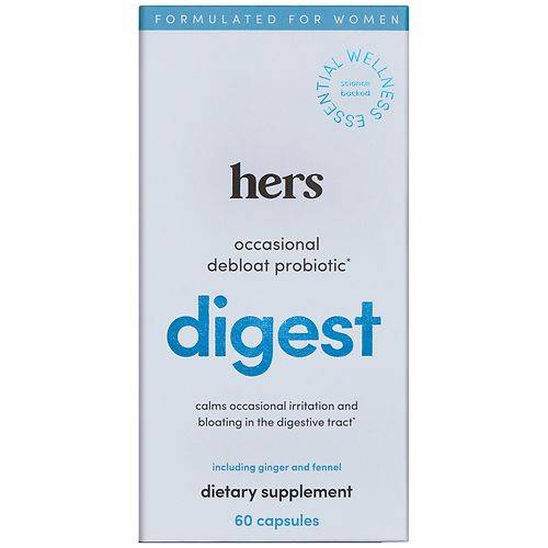 hers Digest Probiotic Supplement - 60.0 ea