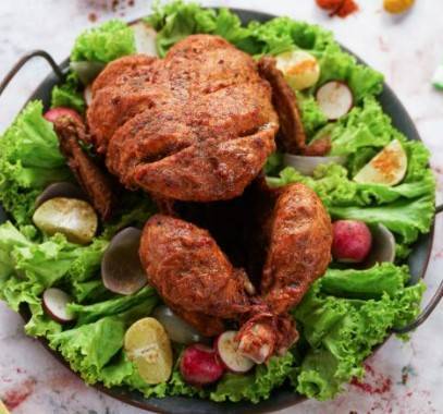 Poora Chicken Chargha