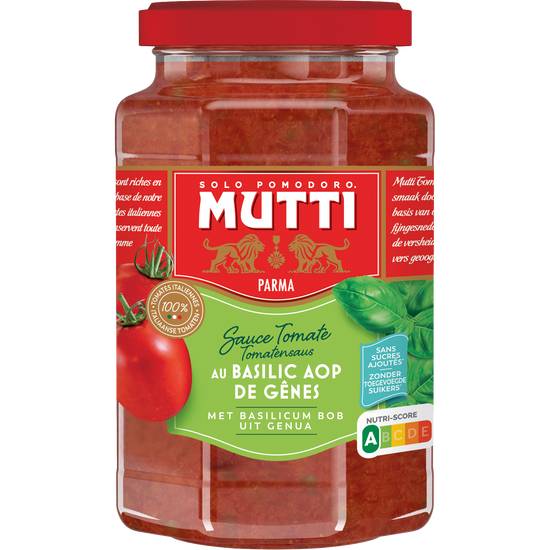 Mutti - Sauce tomates et basilic