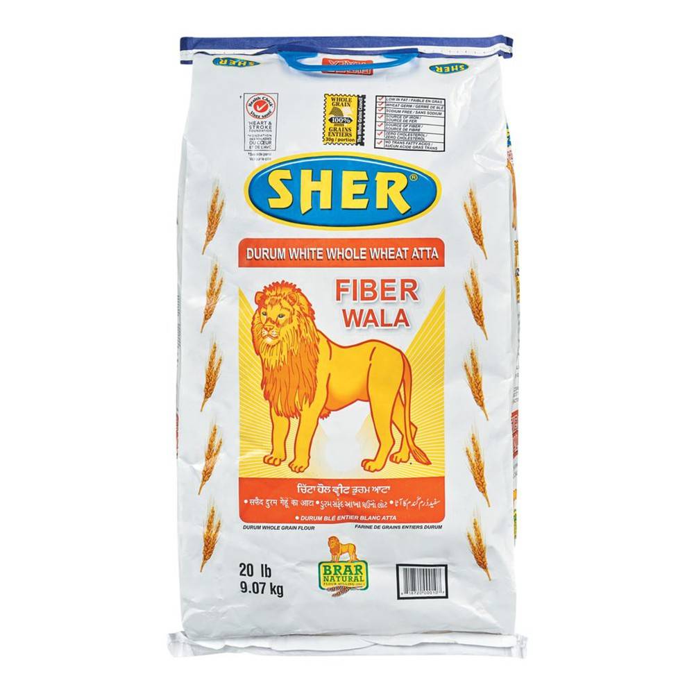 Sher White Whole Wheat (9.07 kg)