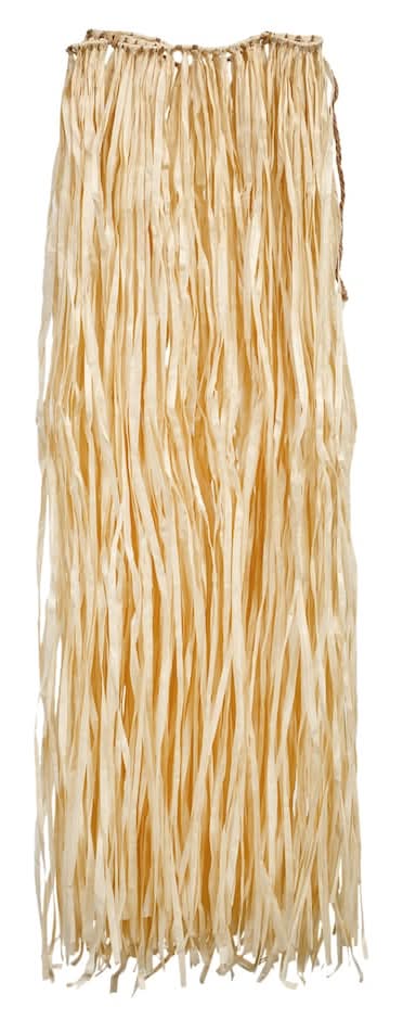 Adjustable Adult Luau Raffia Grass Skirt, 32x30 in