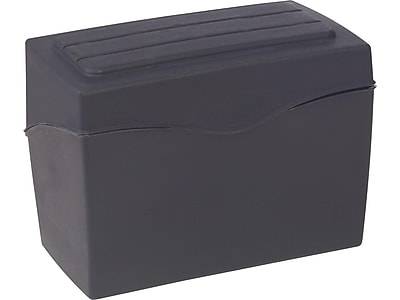 Staples 4 x 6 Index Card File, Black (36939)