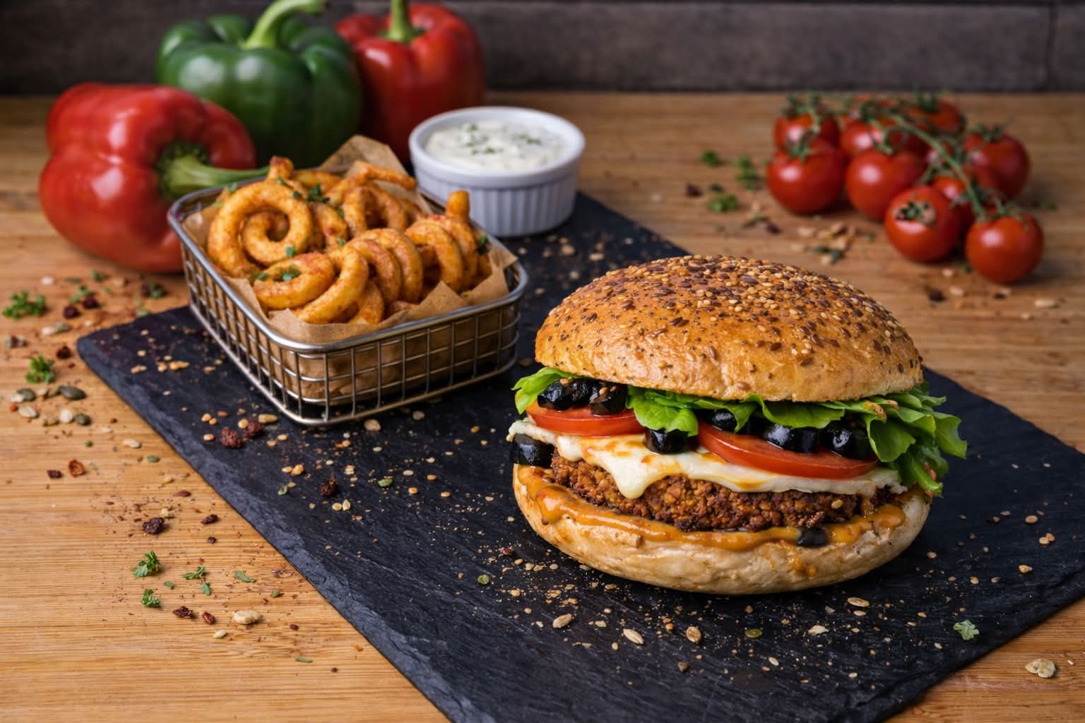 🍔🍟 Formule Burger + Frites ou Dessert