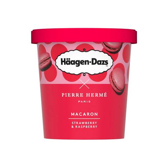 Macaron strawberry & raspberry  Haagen-dazs 420ml