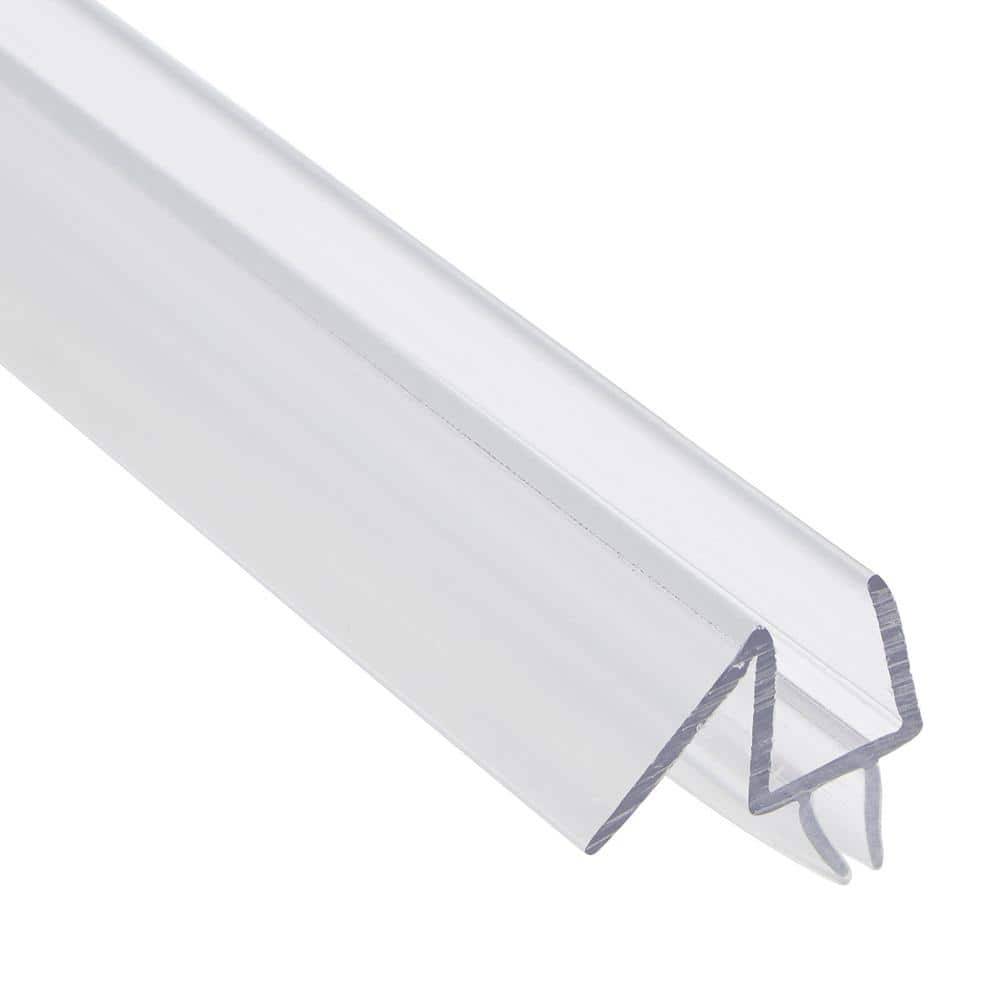 Prime-Line Frameless Shower Door Bottom Seal, 3/8 In. X 36 In., Vinyl, Clear