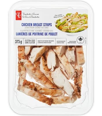 President's Choice Lanières De Poitrine De Poulet / Chicken Breast Strips 375.0 G
