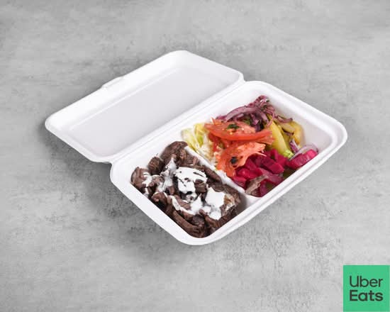 Plato de carne con verduras