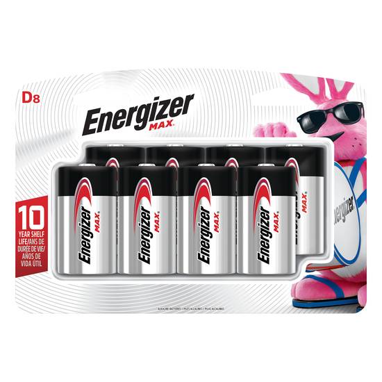 Energizer Max Powerseal Alkaline D Batteries