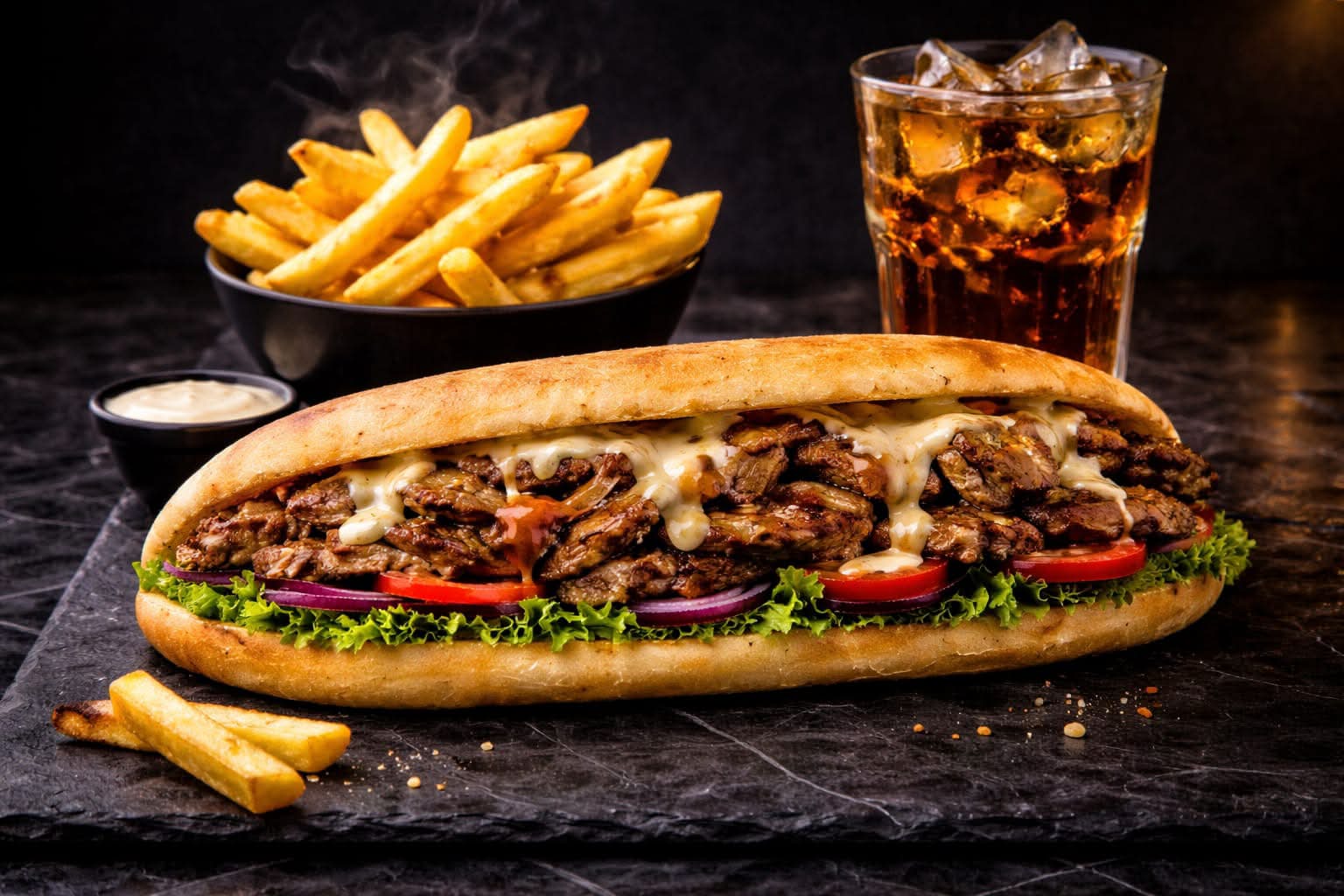 Menu Sandwich pain maison