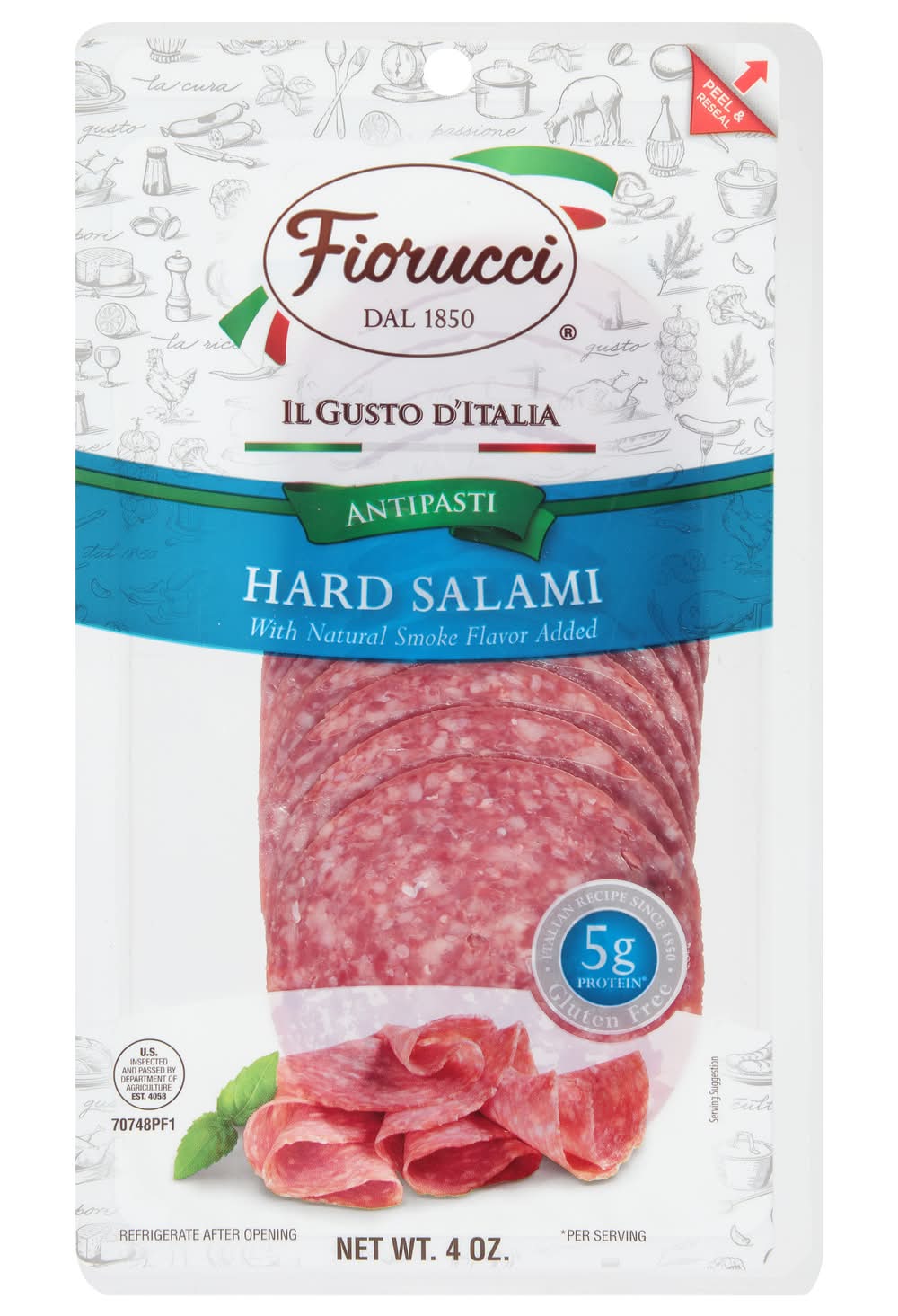 Fiorucci Antipasti Hard Salami (4 oz)