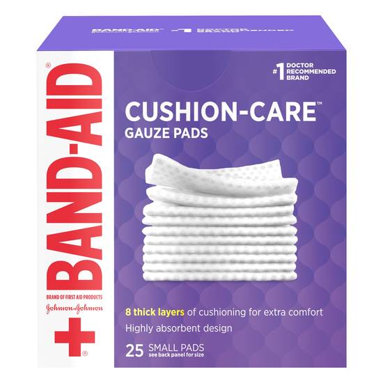 Band-Aid Small Cushion-Care Gauze Pads