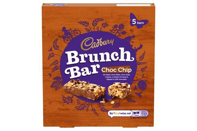 Cadbury Brunch Bar Choc Chip 5 Pack 160g