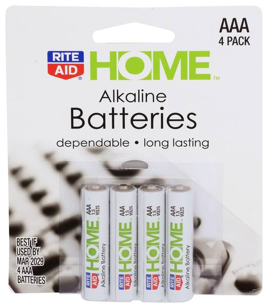 Rite Aid Batteries Alkaline AAA (4 ct)
