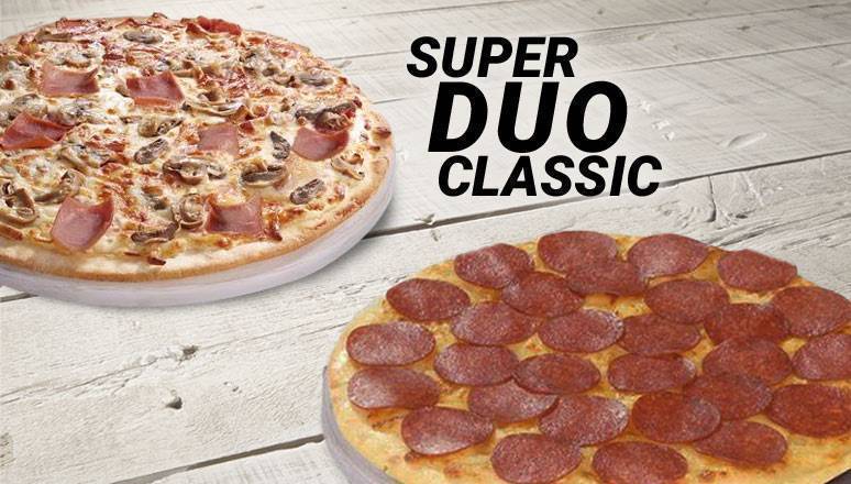 SUPER DUO Bestsellery 2x Pizza XXL