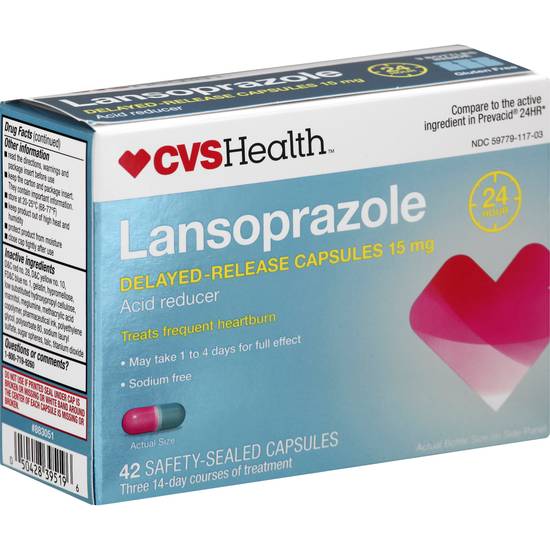Cvs Health Lansoprazole 15 mg Capsules