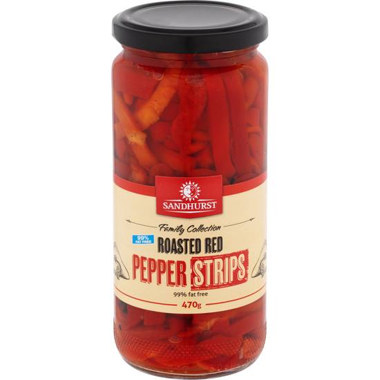 Sandhurst Antipasto Roasted Red Pepper Strips 470g