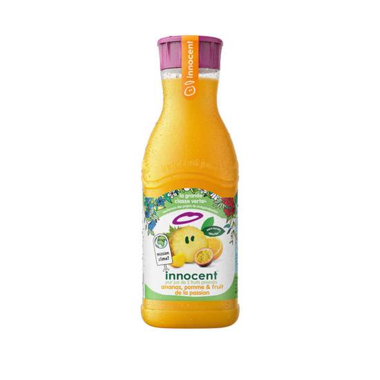 INNOCENT - Jus d'ananas et fruits de la passion - 100% pur jus - 90cl