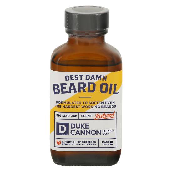 Duke Cannon Supply Co. Best Damn Redwood Beard Oil