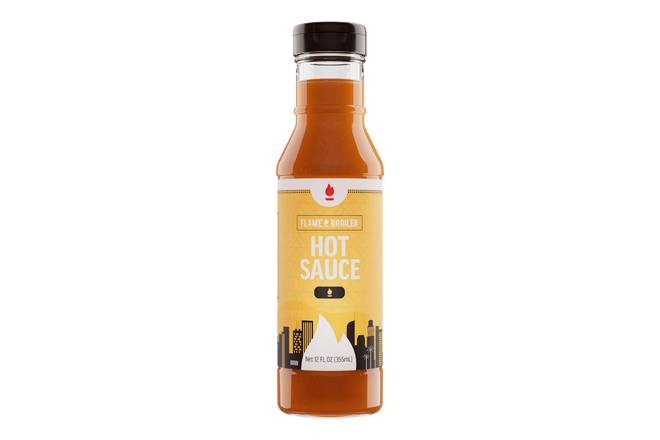 Flame Broiler Hot Sauce Bottle