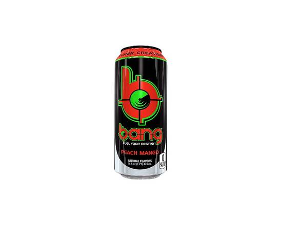 Order Bang Peach Mango 16oz food online from Chevron Extramile store, Everett on bringmethat.com