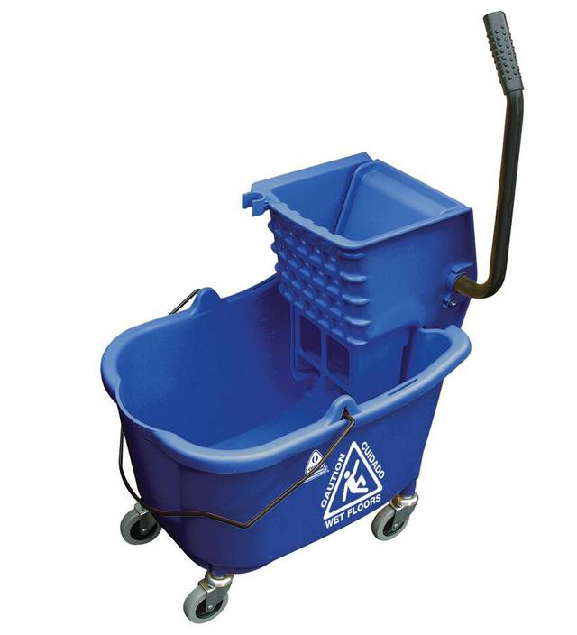 O-Cedar MaxiRough Mop Bucket & Wringer, Blue (1 Unit per Case)
