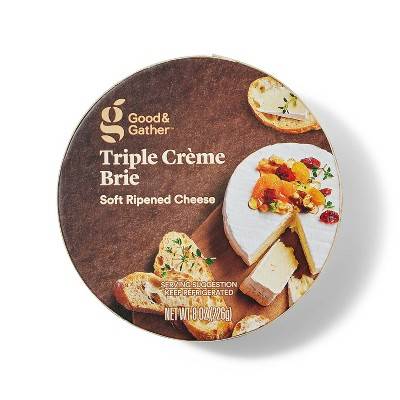 Good & Gather Triple Crème Brie Cheese Wheel (8 oz)