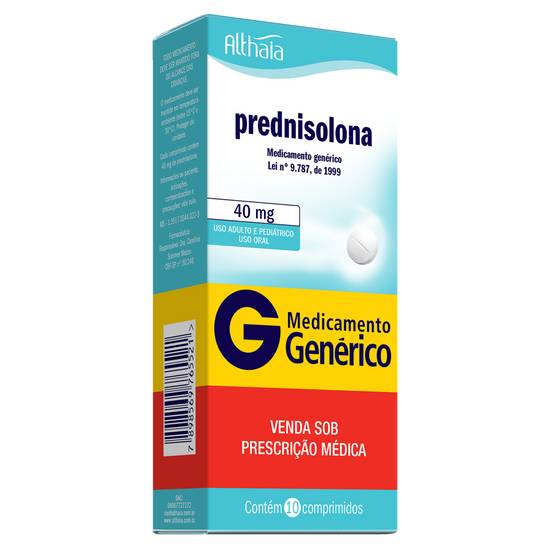 Althaia · Prednisolona 40mg (50 g)