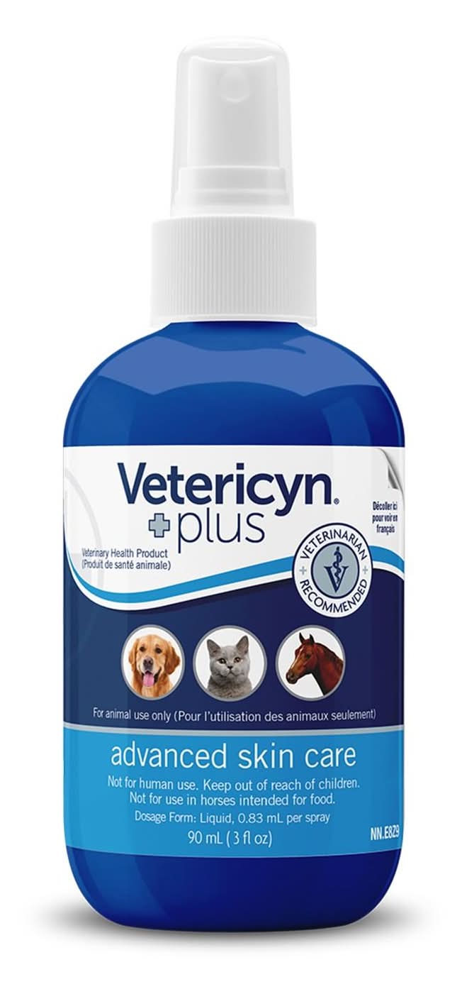 Vetericyn Plus Advanced Skin Care Spray, 3 oz