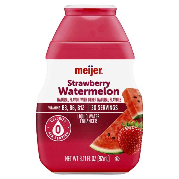 Meijer Strawberry Watermelon Liquid Water Enhancer (3.11 fl oz)