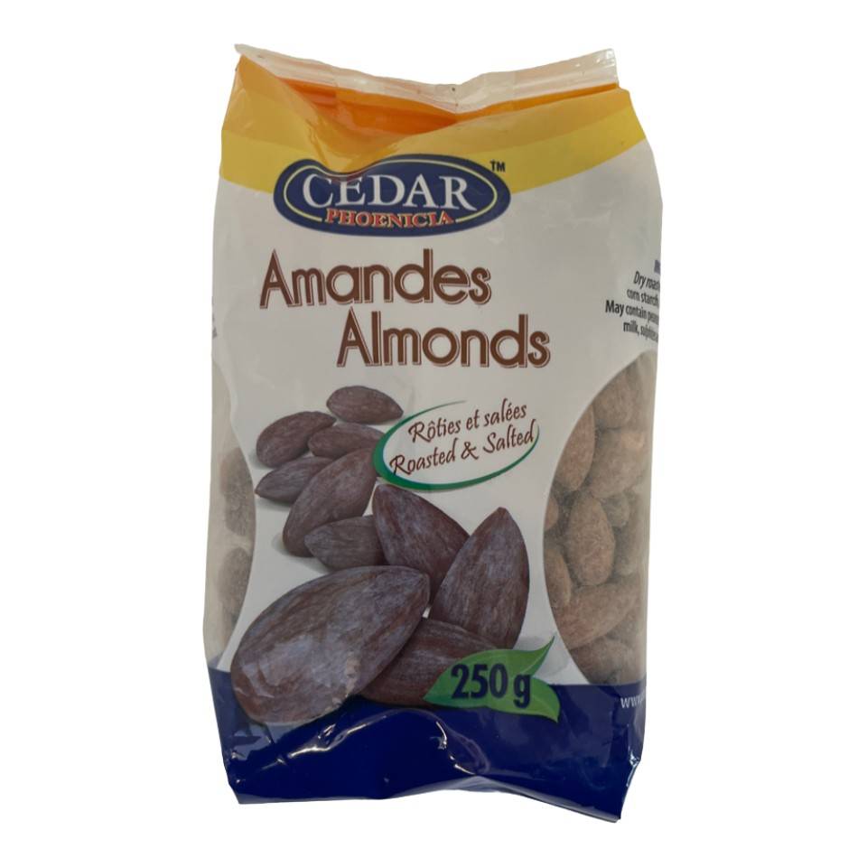 Cedar roties-salées (250 g) - roasted salted almond (250 g)