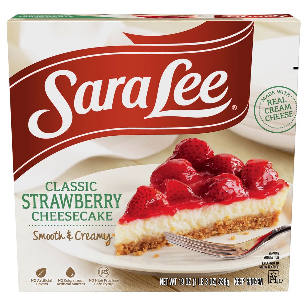 Sara Lee Classic Smooth & Creamy Strawberry Cheesecake (19 lbs)