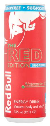 Red Bull Sugerfree Energy Drink, Watermelon (12 fl oz)