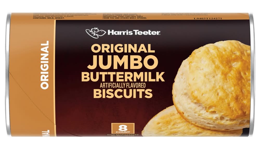 Harris Teeter™ Jumbo Buttermilk Biscuits 8 Count - 16 Ounces
