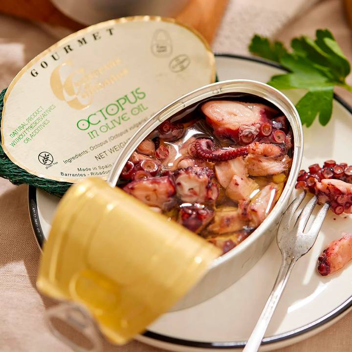 CONSERVAS DE CAMBADOS OCTOPUS IN OLIVE OIL