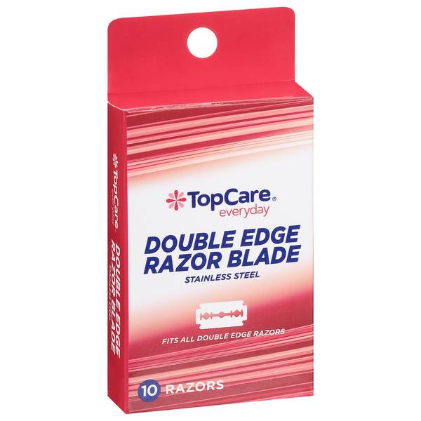 TopCare Double Edge Razor Blade, Stainless Steel