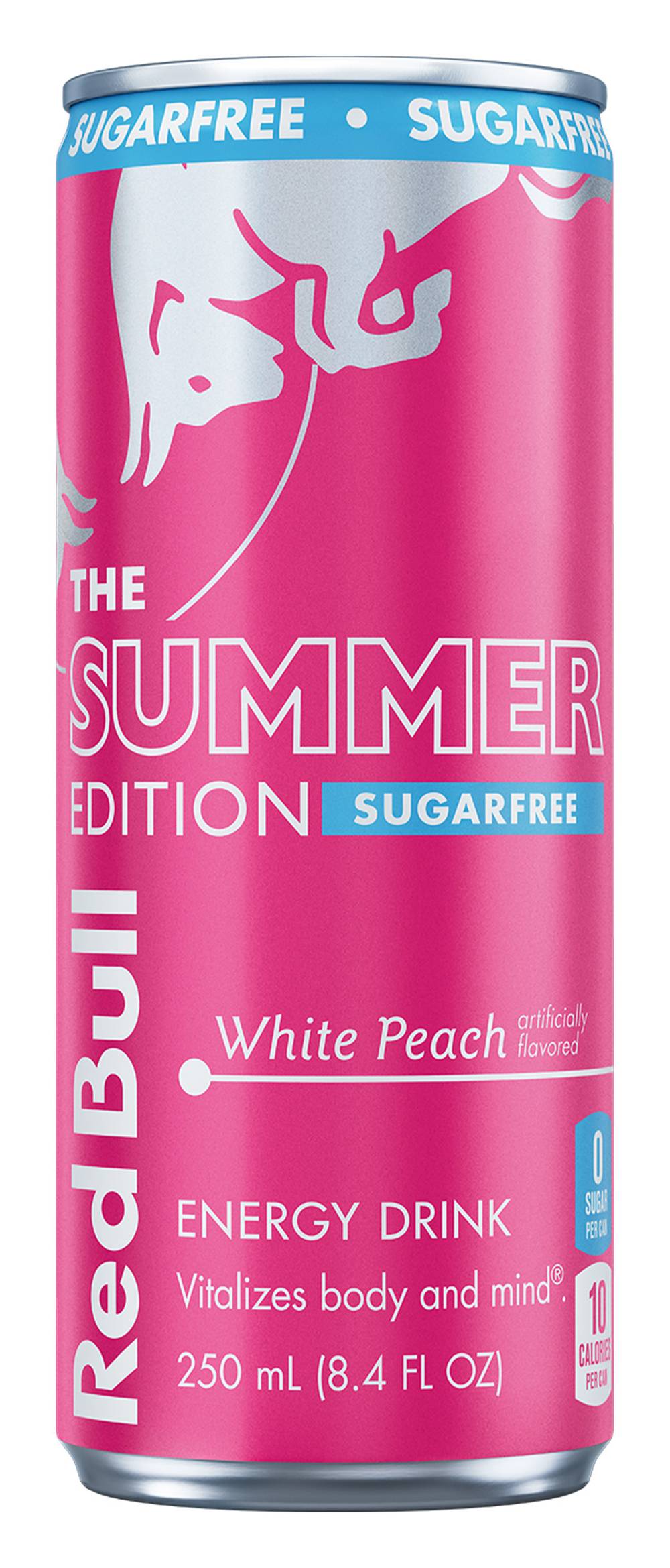 Red Bull The Summer Edition Energy Drink, White Peach (8.4 fl oz)