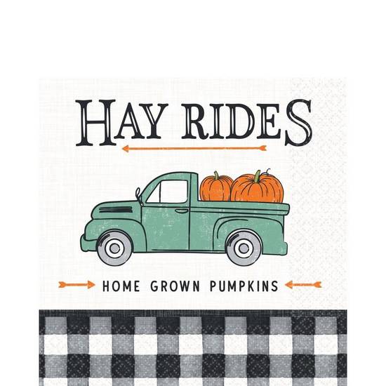 Harvest Fall Lunch Napkins 16ct