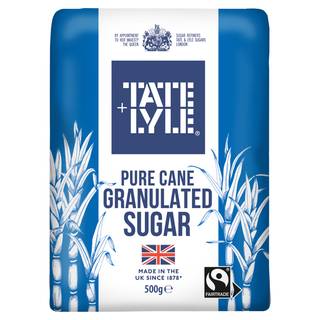 Tate & Lyle Fairtrade Pure Cane Granulated Sugar 500G