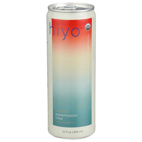 Hiyo Organic Watermelon Lime Functional Seltzer Single