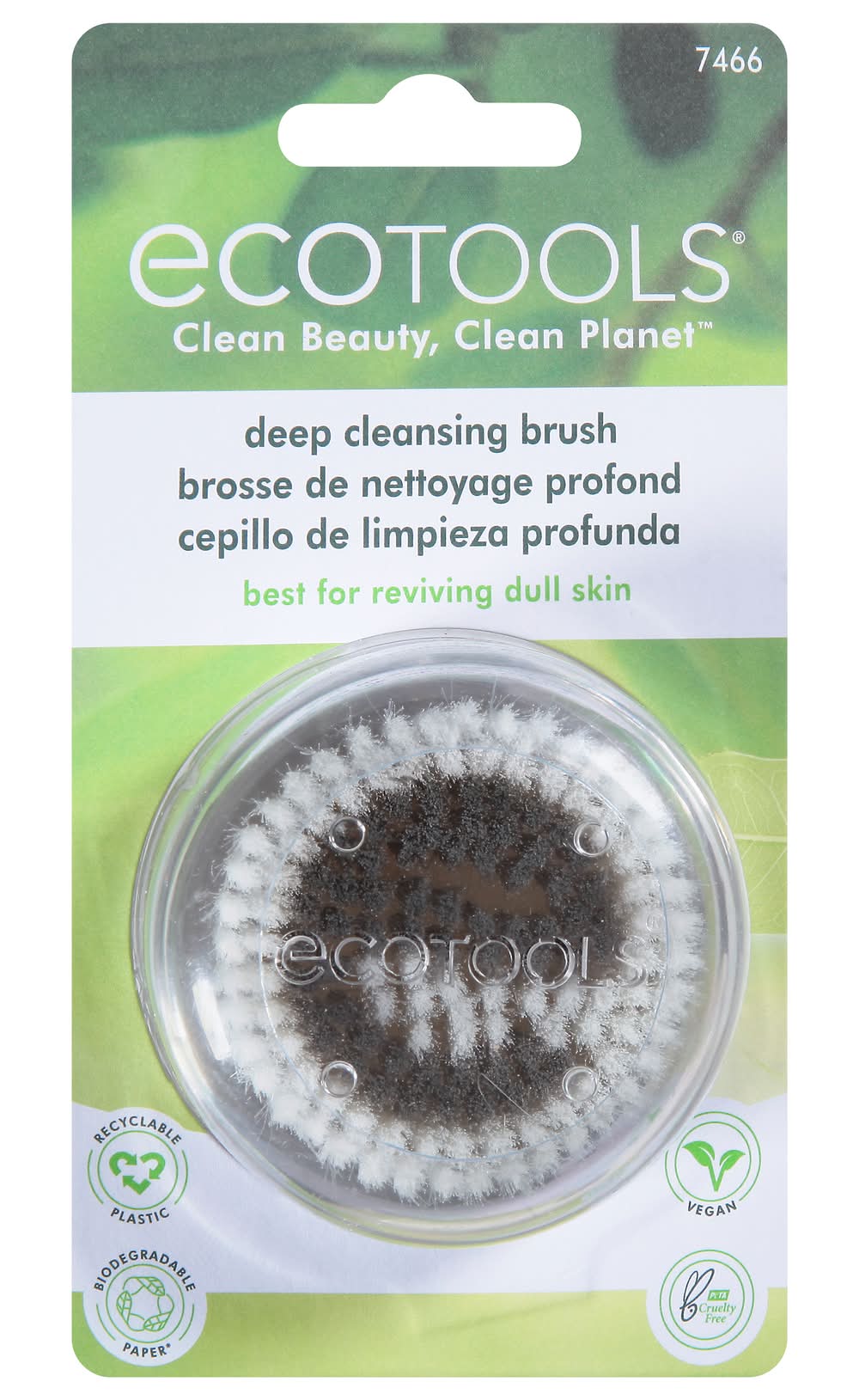 EcoTools Deep Cleansing Facial Brush For Sensitive Skin (3.2 oz)