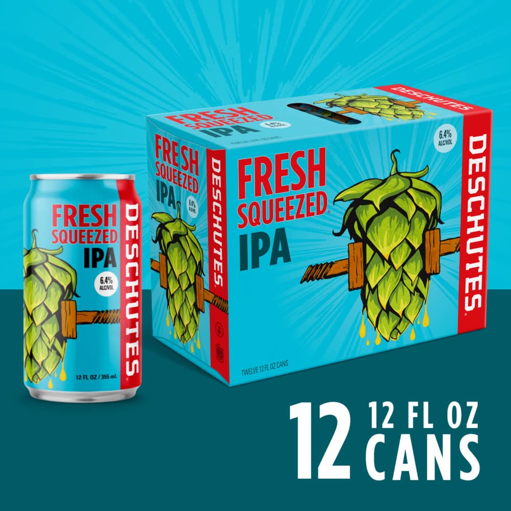 Deschutes Brewery Fresh Squeezed Ipa Beer (12 x 1 fl oz)