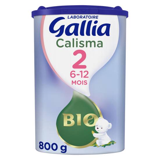 Laboratoire Gallia - Calisma lait bébé en poudre bio 2ème âge dès 6-12 mois