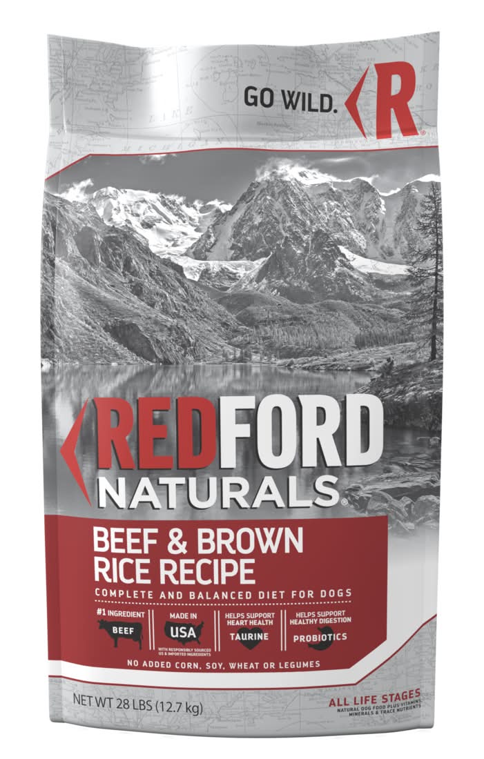 Redford Naturals Beef & Brown Rice Recipe Adult Dry Dog Food (4 lbs)