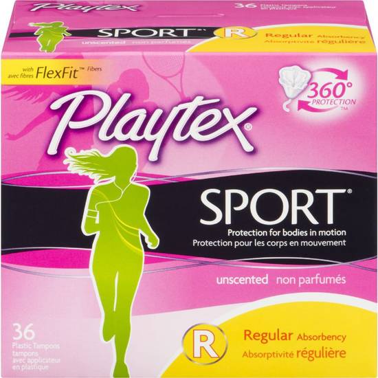 Playtex Sport Unscented Tampons Regular (36 pack)