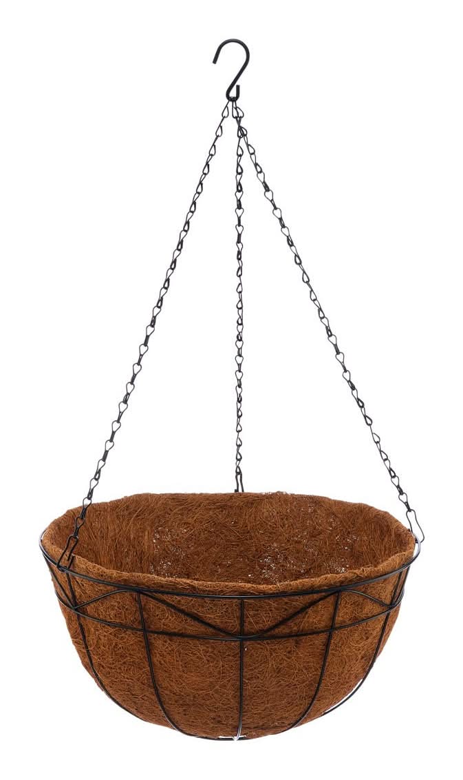 Coco Fiber Hanging Basket 10 In