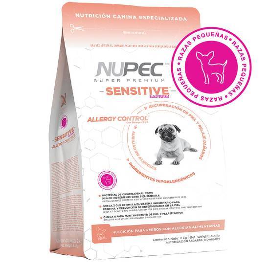 Nupec Perro Sensitive Razas Pequenas 2 Kg