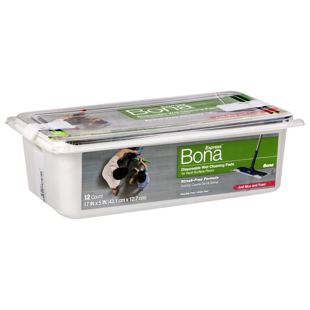 Bona Express Disposable Wet Cleaning Pads (12 ct)